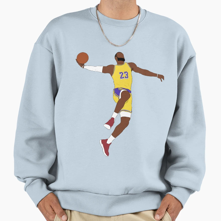 Lebron James Sweatshirt - Unique Graphic for Adults - T-Shirt, Sweatshirt, Hoodie
