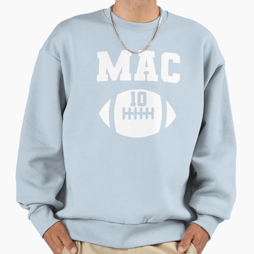 Alabama Mac 10 Football Fan T-Shirt - Novelty Apparel Unisex - T-Shirt, Sweatshirt, Hoodie