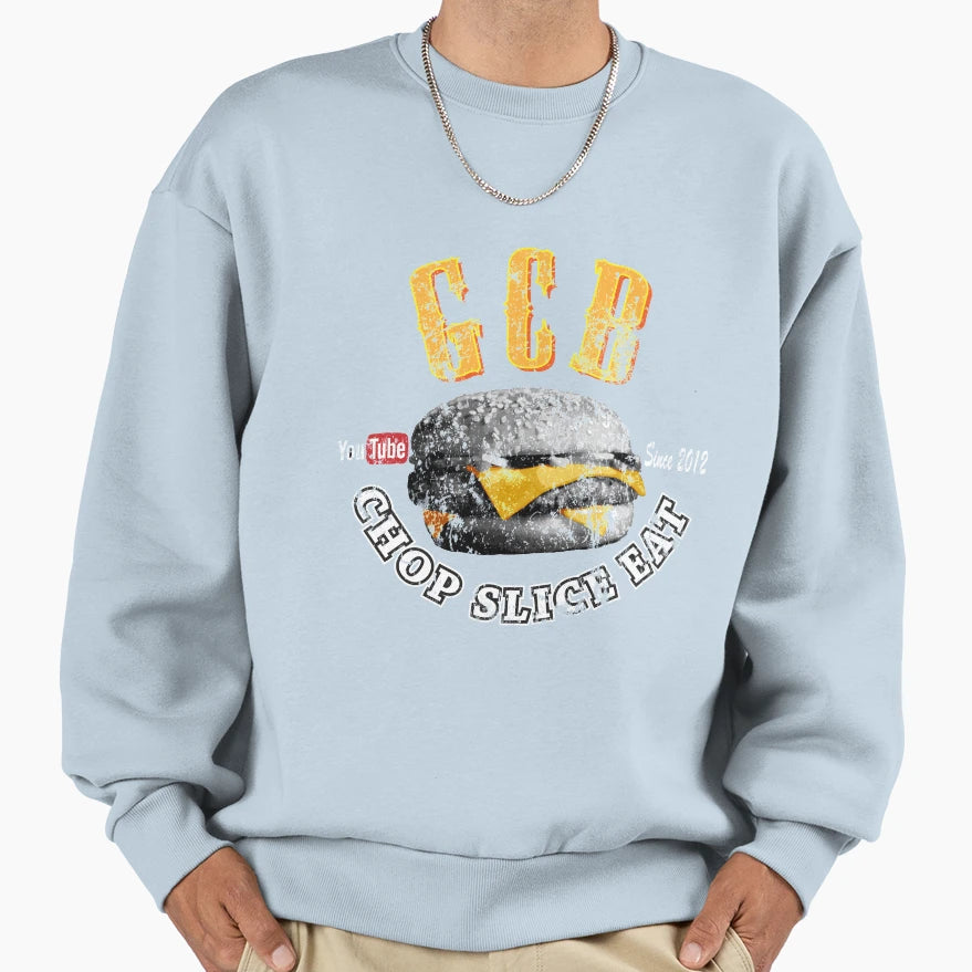 Golden Cheese Burger Sweatshirt - Novelty Apparel Men Women - T-Shirt, Sweatshirt, Hoodie