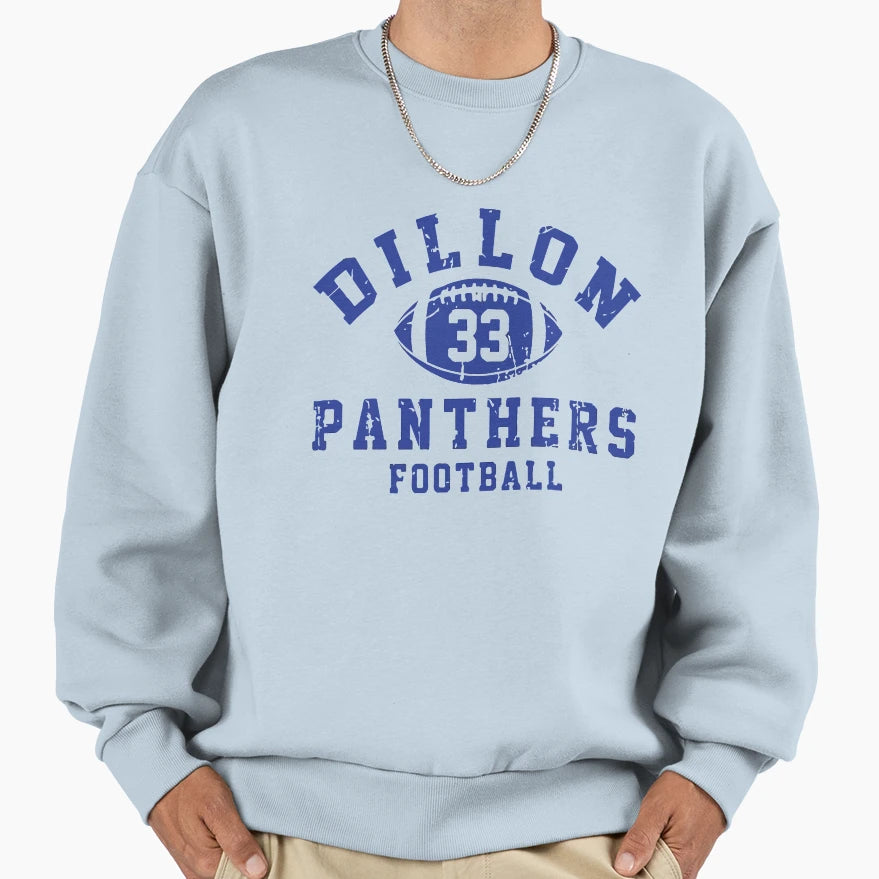 Dillon 33 Panthers Football Sweatshirt - Streetwear Style for Adults - T-Shirt, Sweatshirt, Hoodie