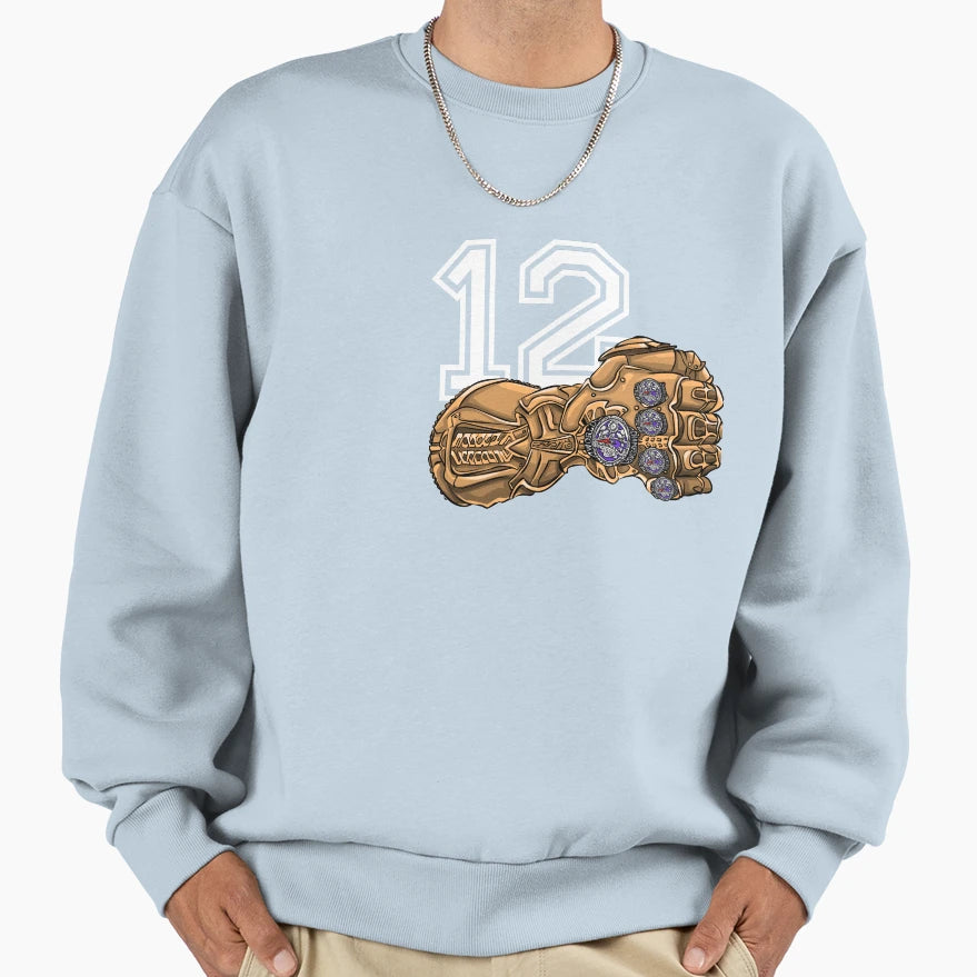 Brady 12 Super Bowl Rings Sweatshirt - Custom Art Print Men Women - T-Shirt, Sweatshirt, Hoodie