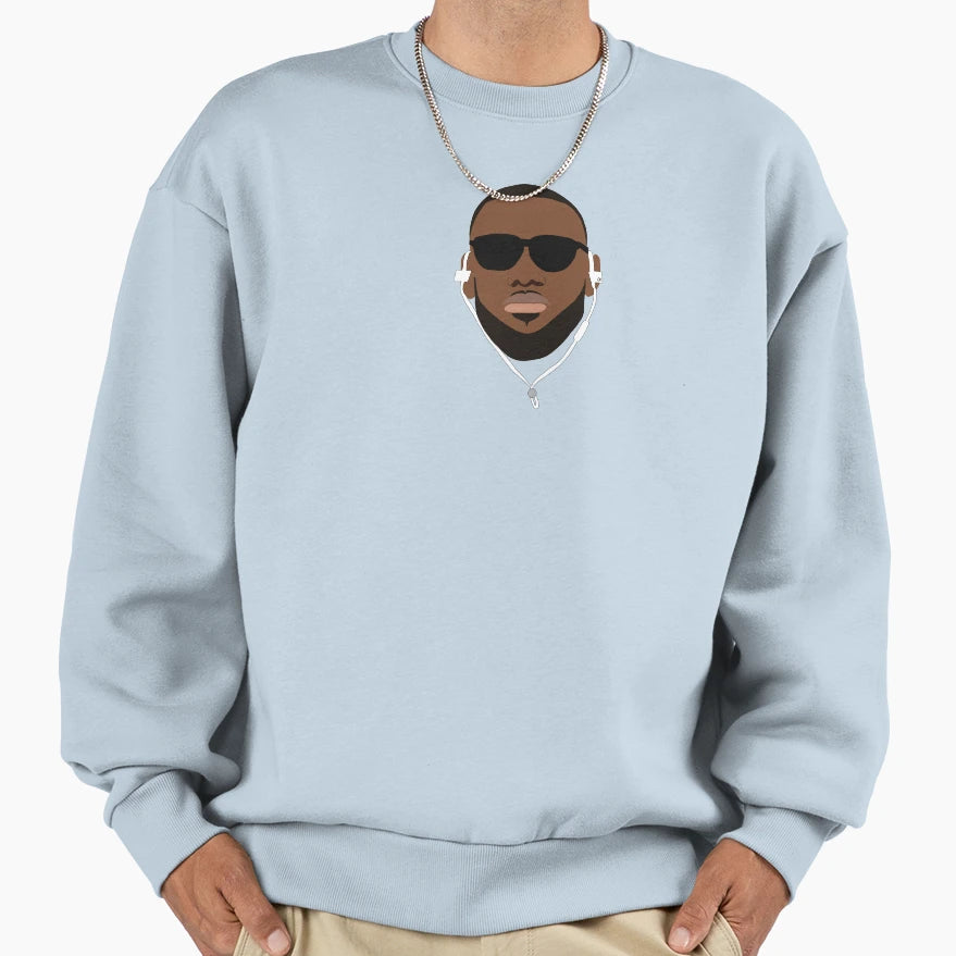 2017 Lebron James Sunglasses Earbuds T-Shirt - Aesthetic Graphic Men Women - T-Shirt, Sweatshirt, Hoodie