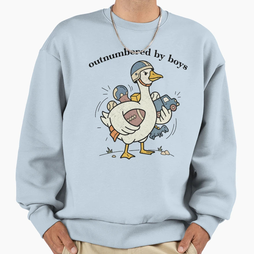 Outnumbered Sweatshirt - Streetwear Style Men Women - T-Shirt, Sweatshirt, Hoodie