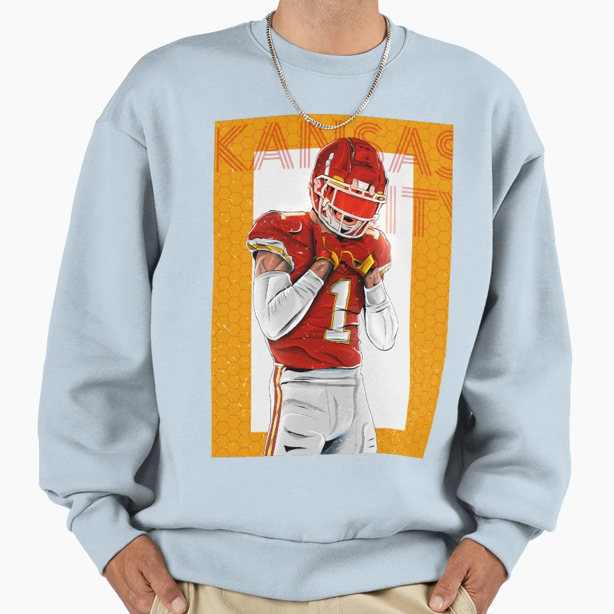 Nfl Chiefs Player Sweatshirt - Graphic Print for Adults - T-Shirt, Sweatshirt, Hoodie