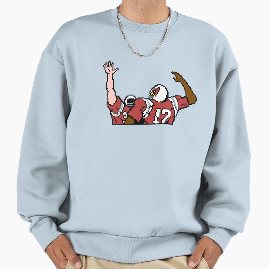 Cardinals Tecmo Bowl Touchdown Sweatshirt - Fun Novelty Design for Adults - T-Shirt, Sweatshirt, Hoodie