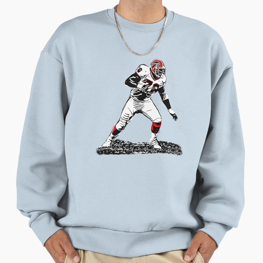 Bruce Smith Sweatshirt - Custom Art Print Unisex - T-Shirt, Sweatshirt, Hoodie