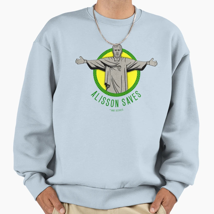 Liverpool Alisson Becker Sweatshirt - Aesthetic Graphic Unisex - T-Shirt, Sweatshirt, Hoodie