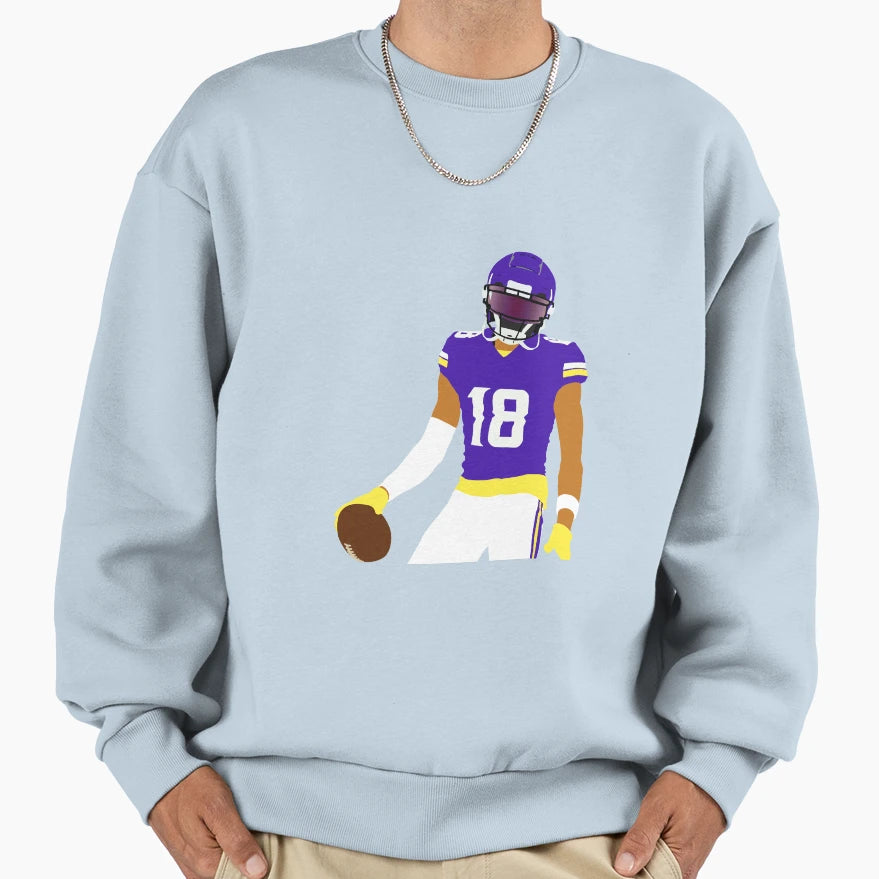 JJ Minnesota Vikings Sweatshirt - Graphic Print Unisex - T-Shirt, Sweatshirt, Hoodie