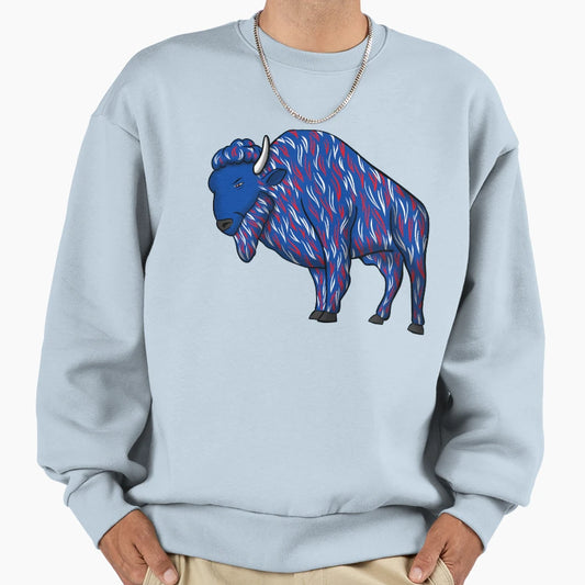 Blue Buffalo Sweatshirt - Fun Novelty Design for Adults - T-Shirt, Sweatshirt, Hoodie