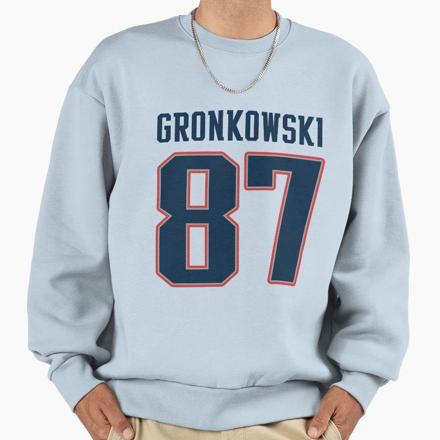 87 Gronkowski Superbowl Sweatshirt - Streetwear Style for Adults - T-Shirt, Sweatshirt, Hoodie