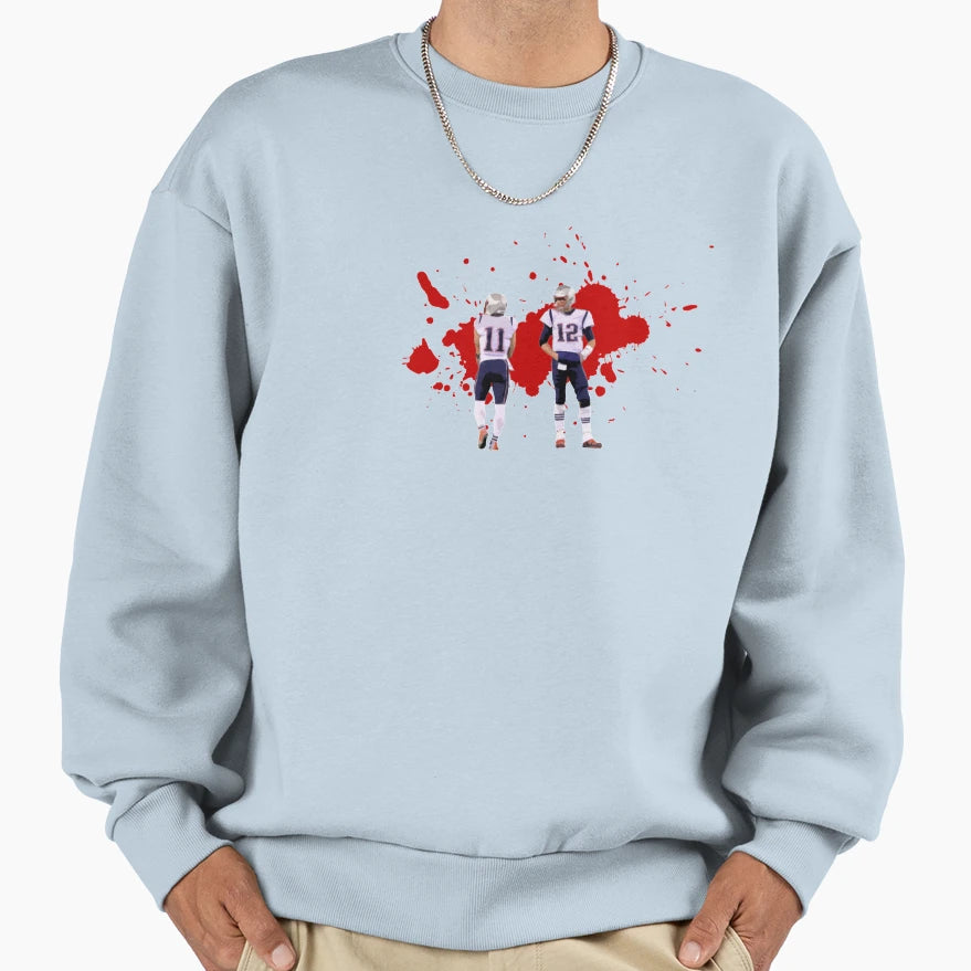 Dynamic Duo Sweatshirt - Aesthetic Graphic Men Women - T-Shirt, Sweatshirt, Hoodie