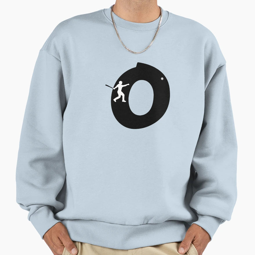 Personalized Baseball Initial O Sweatshirt - Unique Graphic Unisex - T-Shirt, Sweatshirt, Hoodie