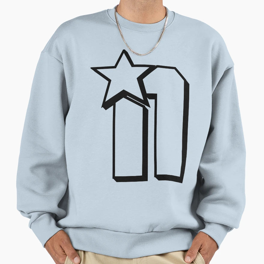 Letter N Sweatshirt - Streetwear Style for Adults - T-Shirt, Sweatshirt, Hoodie