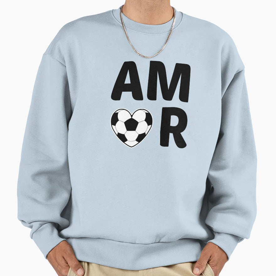 Amor Football Sweatshirt - Unique Graphic for Adults - T-Shirt, Sweatshirt, Hoodie
