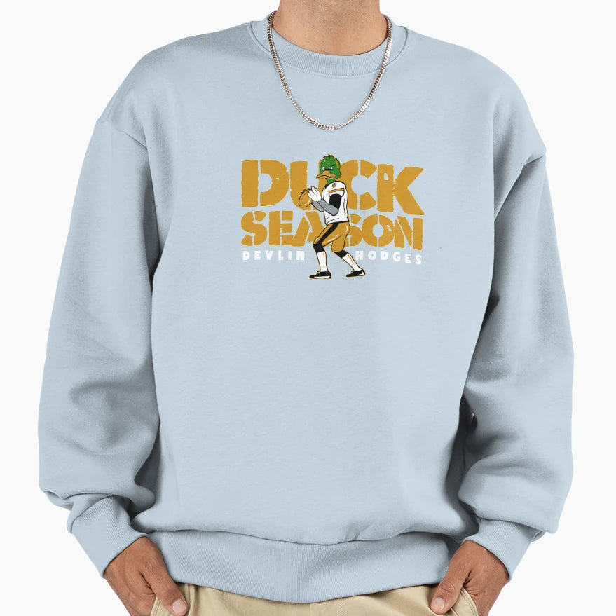 Duck Season Devlin Hodges Sweatshirt - Fun Novelty Design for Adults - T-Shirt, Sweatshirt, Hoodie