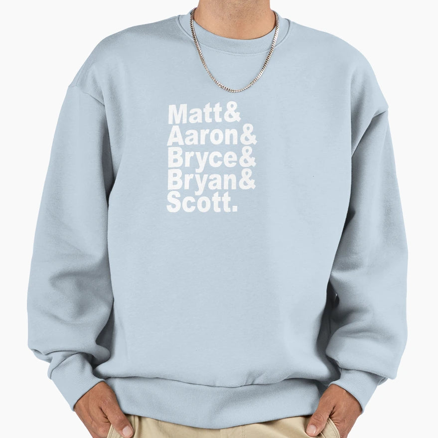 National Band Names Sweatshirt - Novelty Apparel for Adults - T-Shirt, Sweatshirt, Hoodie