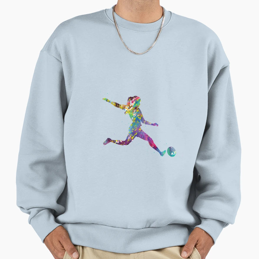 Footballer Soccer Player Sweatshirt - Novelty Apparel Unisex - T-Shirt, Sweatshirt, Hoodie