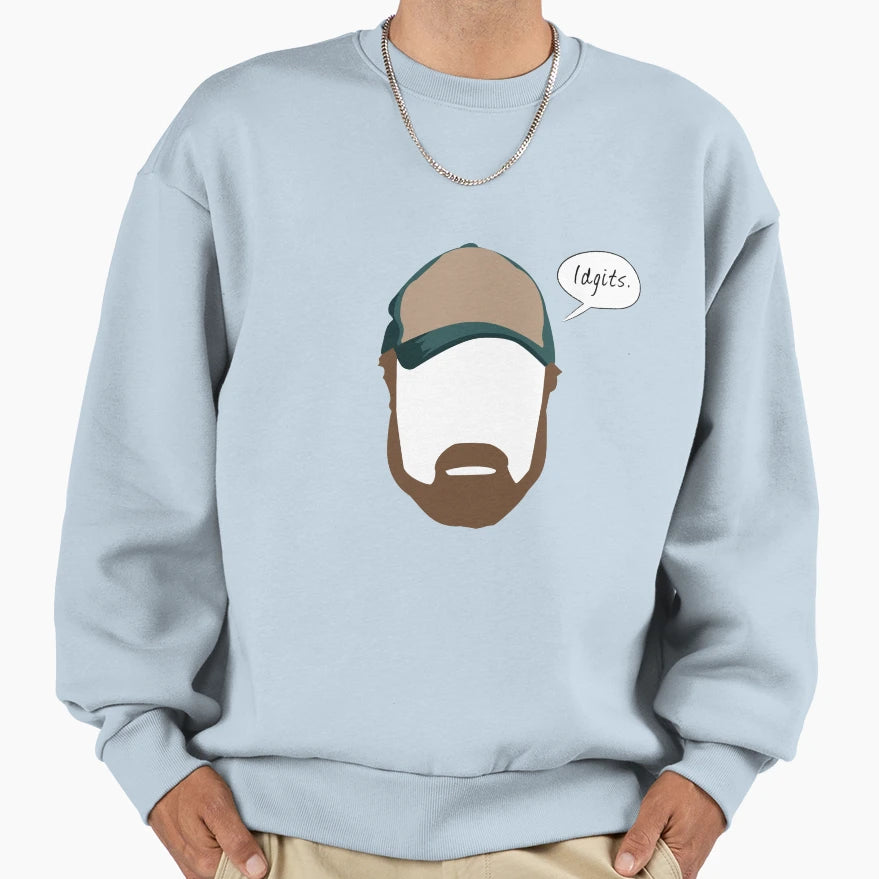 Bobby Singer Idgits Sweatshirt - Custom Art Print for Adults - T-Shirt, Sweatshirt, Hoodie