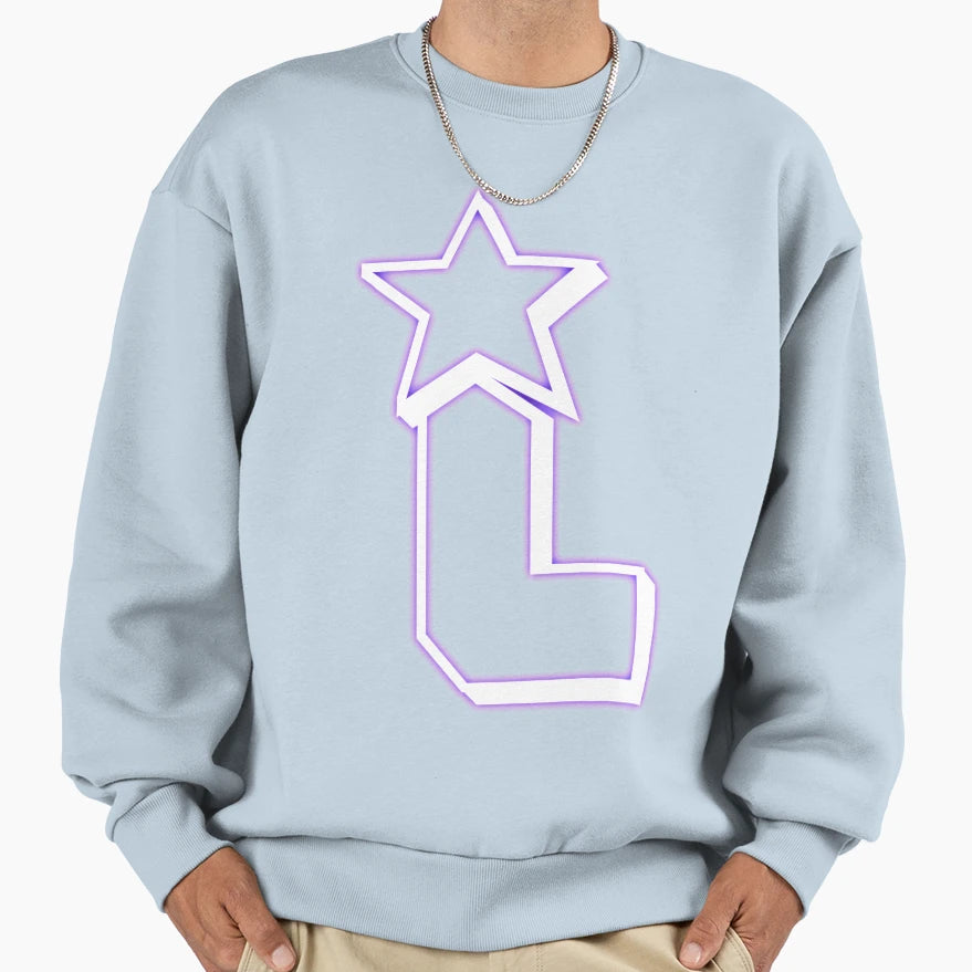 Star L Sweatshirt - Graphic Print Men Women - T-Shirt, Sweatshirt, Hoodie
