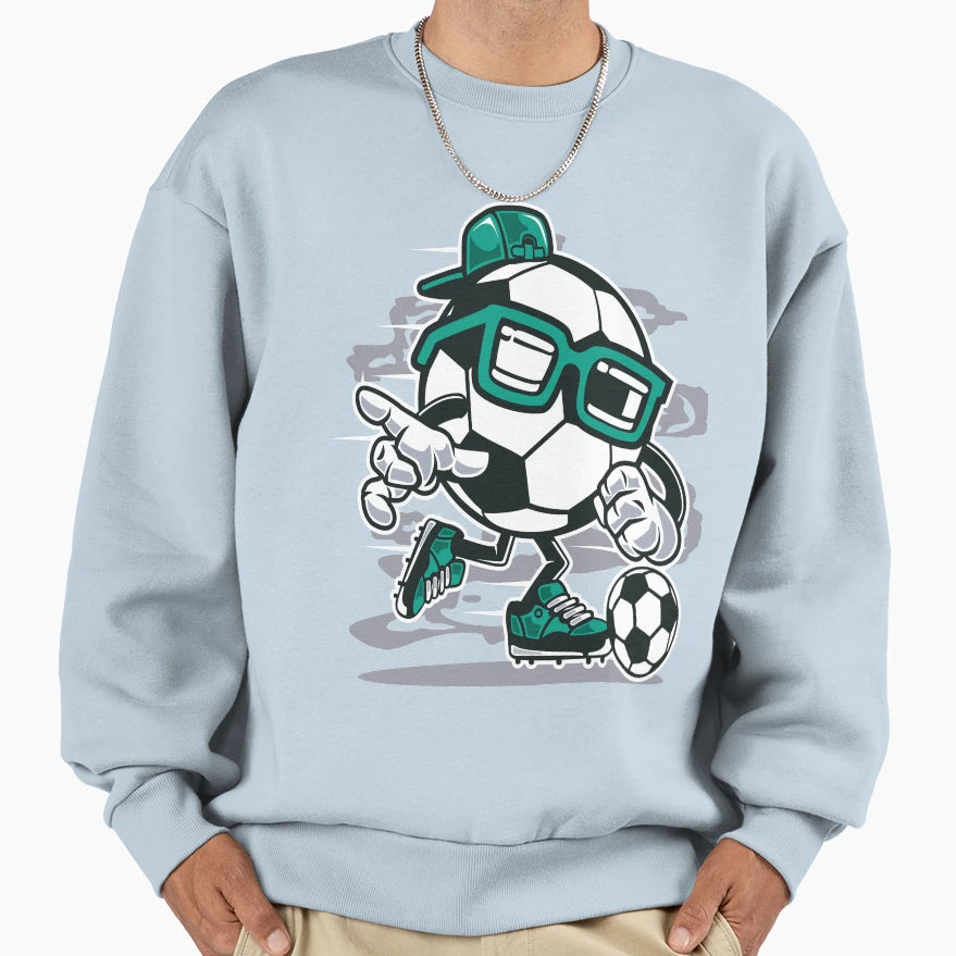 Street Soccer Sweatshirt - Minimalist Print Men Women - T-Shirt, Sweatshirt, Hoodie
