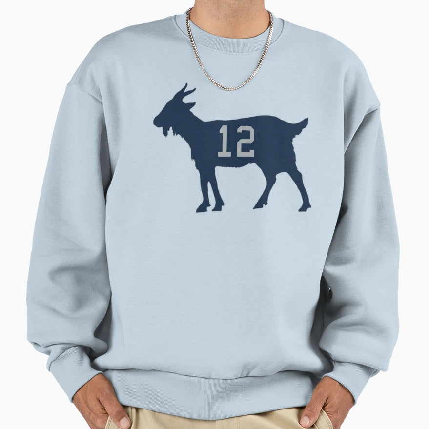 Brady Is Goat 12 Sweatshirt - Streetwear Style Unisex - T-Shirt, Sweatshirt, Hoodie