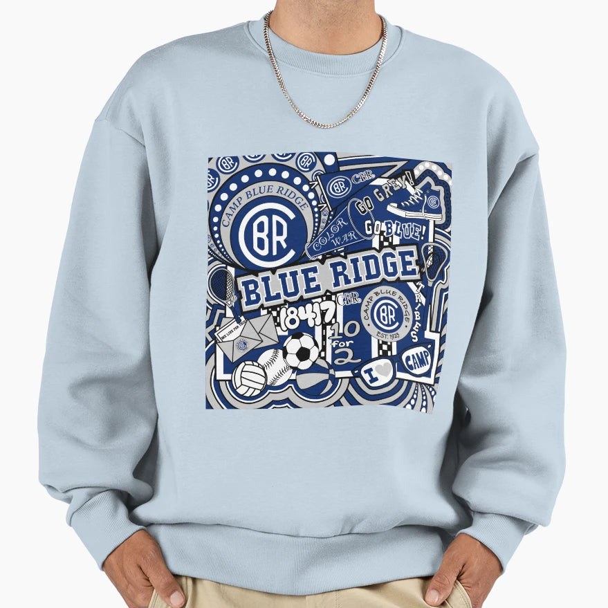 Blue Ridge Sweatshirt - Casual Everyday Wear Unisex - T-Shirt, Sweatshirt, Hoodie