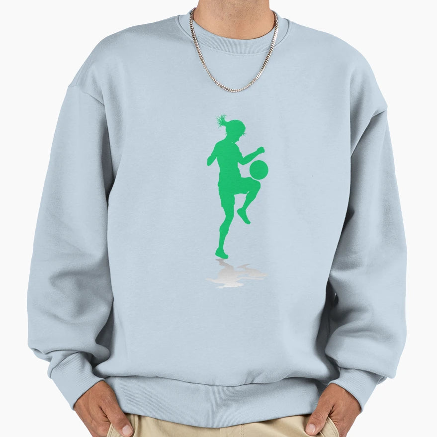 Green Dribbling Her Game Her Rules Sweatshirt - Novelty Apparel for Adults - T-Shirt, Sweatshirt, Hoodie