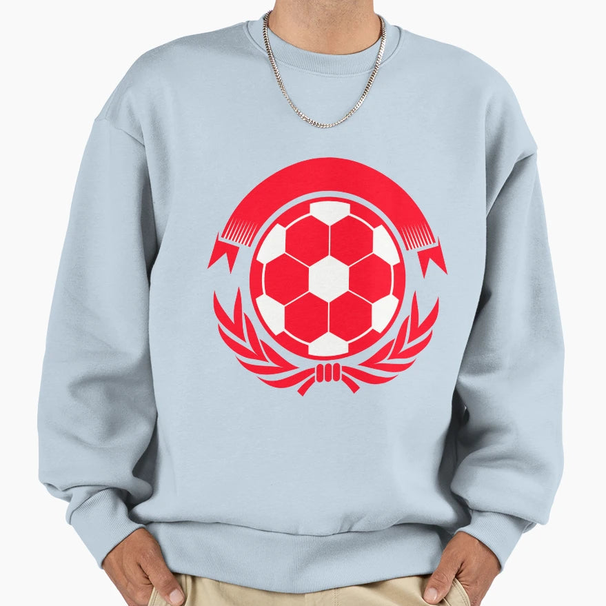 Football Red Winner Ball Football Sweatshirt - Streetwear Style Unisex - T-Shirt, Sweatshirt, Hoodie