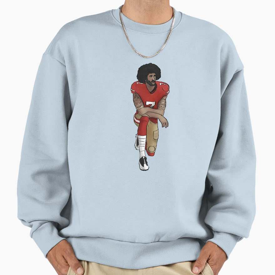 Colin Kaepernick Sweatshirt - Custom Art Print Men Women - T-Shirt, Sweatshirt, Hoodie