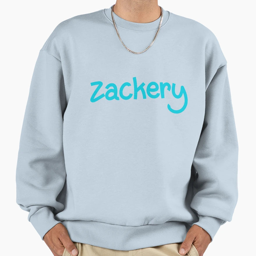 Zackery Funny Best Color Art Sweatshirt - Novelty Apparel Men Women - T-Shirt, Sweatshirt, Hoodie