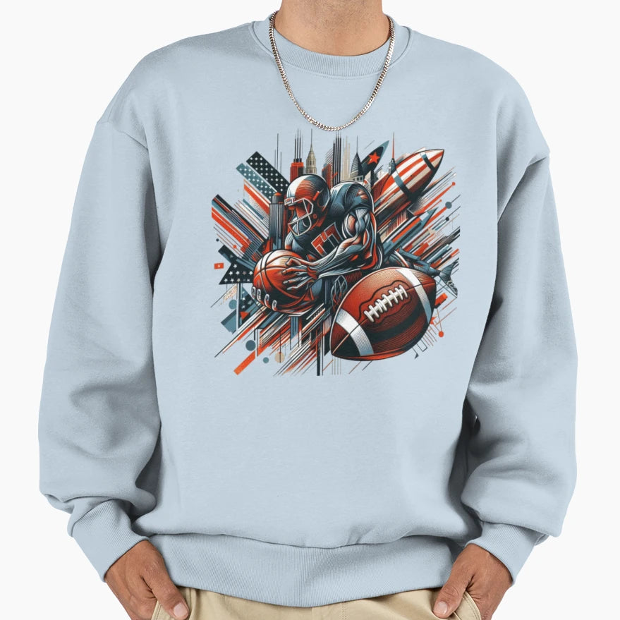 Sports Sweatshirt - Casual Everyday Wear Men Women - T-Shirt, Sweatshirt, Hoodie