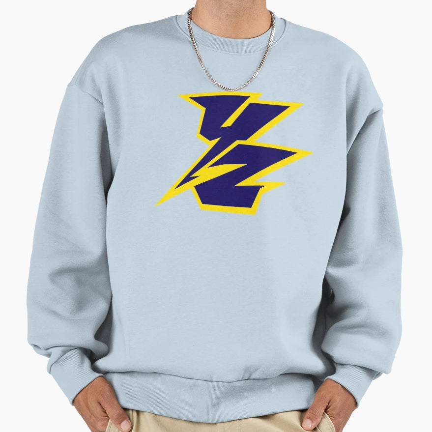 Blue Yz Graphics Sweatshirt - Aesthetic Graphic for Adults - T-Shirt, Sweatshirt, Hoodie
