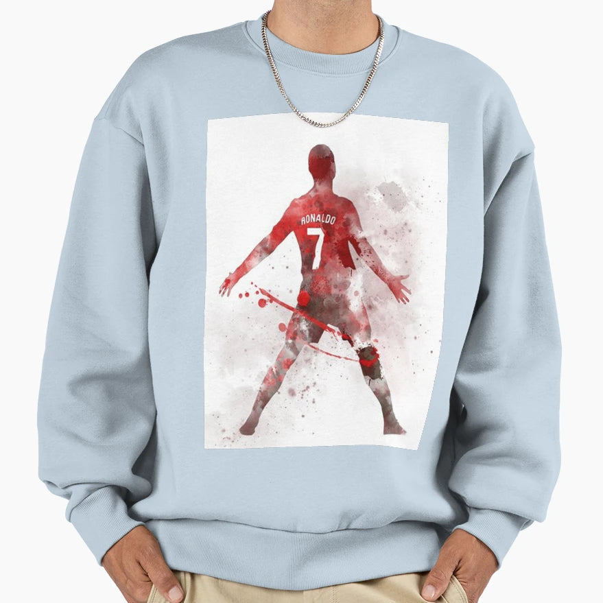 Cristiano Ronaldo Sweatshirt - Trendy Graphic Men Women - T-Shirt, Sweatshirt, Hoodie