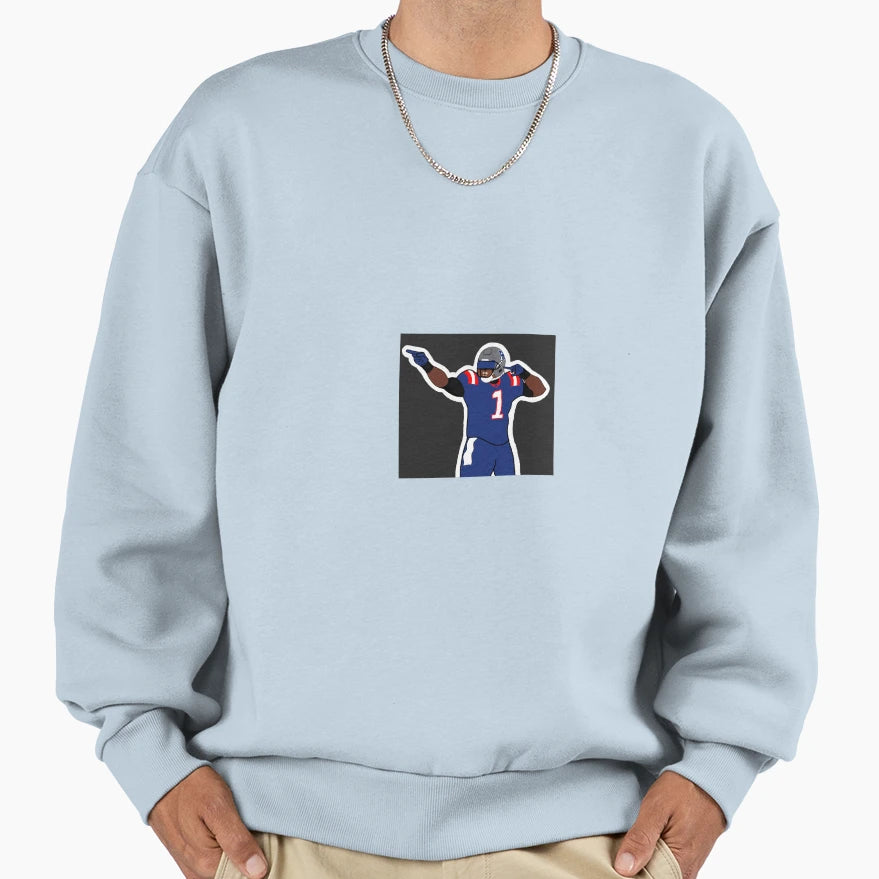 Cam Newton First Down Sweatshirt - Streetwear Style for Adults - T-Shirt, Sweatshirt, Hoodie