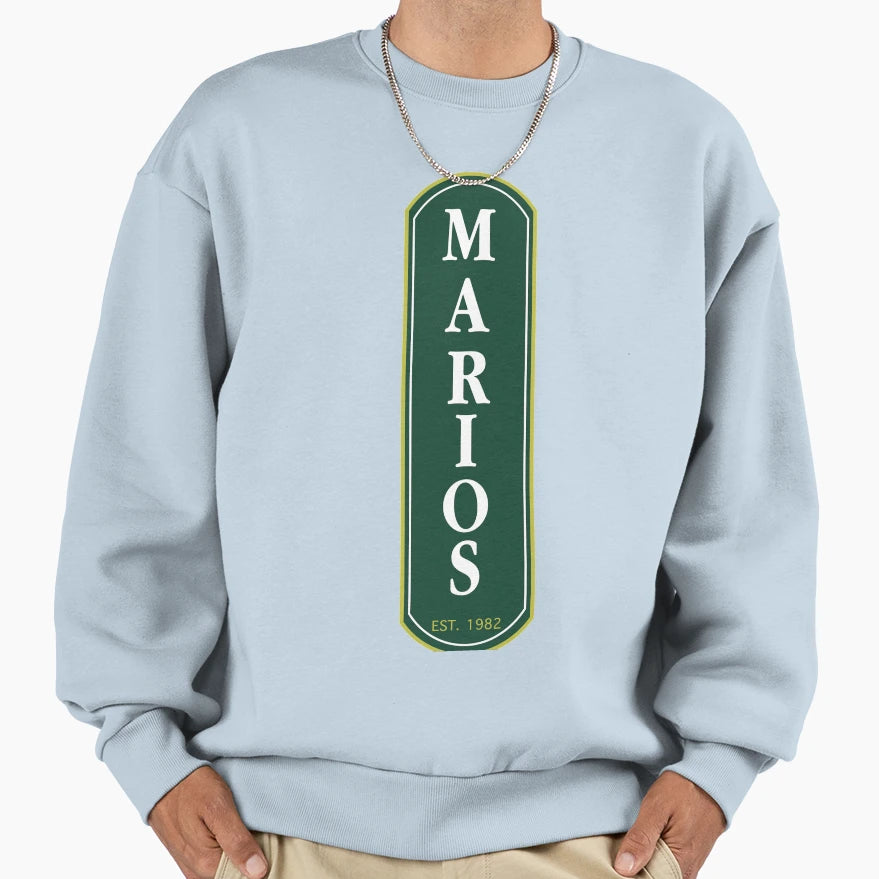 Marios Sweatshirt - Custom Art Print Men Women - T-Shirt, Sweatshirt, Hoodie