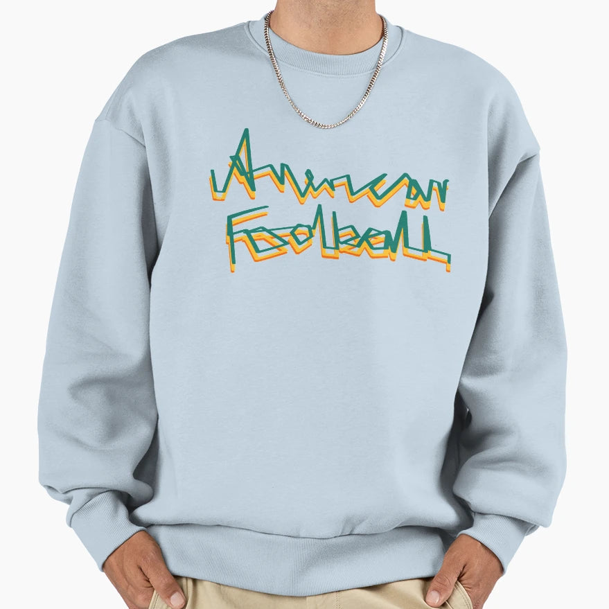 American Football Sweatshirt - Custom Art Print Unisex - T-Shirt, Sweatshirt, Hoodie