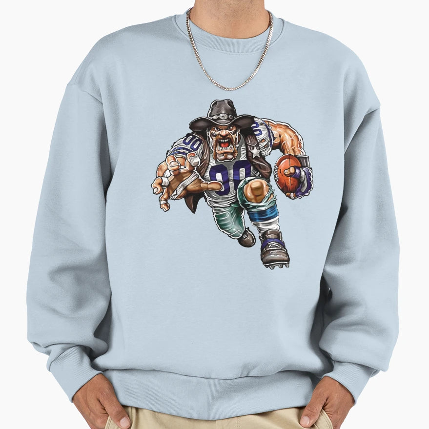 Mascot American Football Sweatshirt - Unique Graphic Men Women - T-Shirt, Sweatshirt, Hoodie