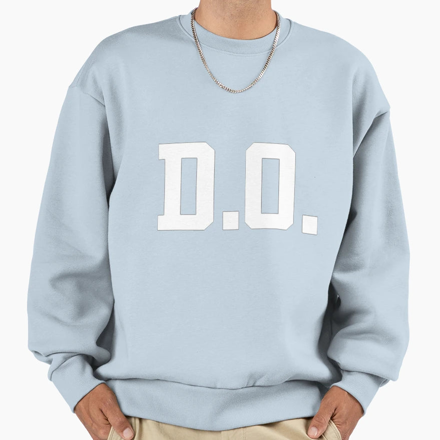 Wolf D O Sweatshirt - Minimalist Print for Adults - T-Shirt, Sweatshirt, Hoodie