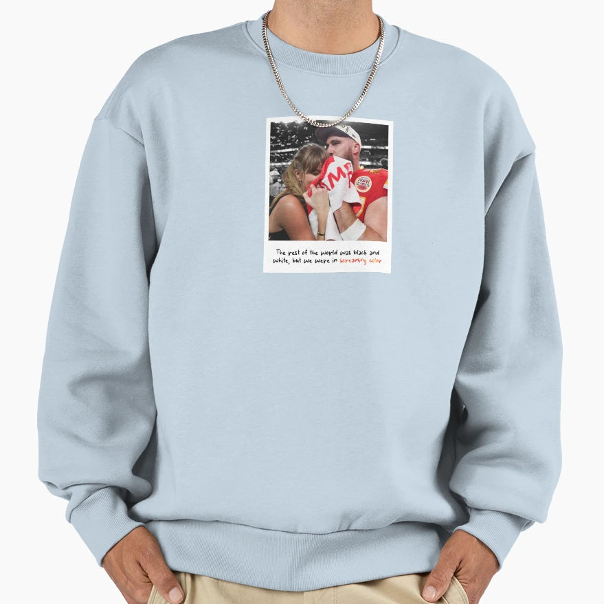 Rest World Was Black And White Sweatshirt - Custom Art Print Unisex - T-Shirt, Sweatshirt, Hoodie