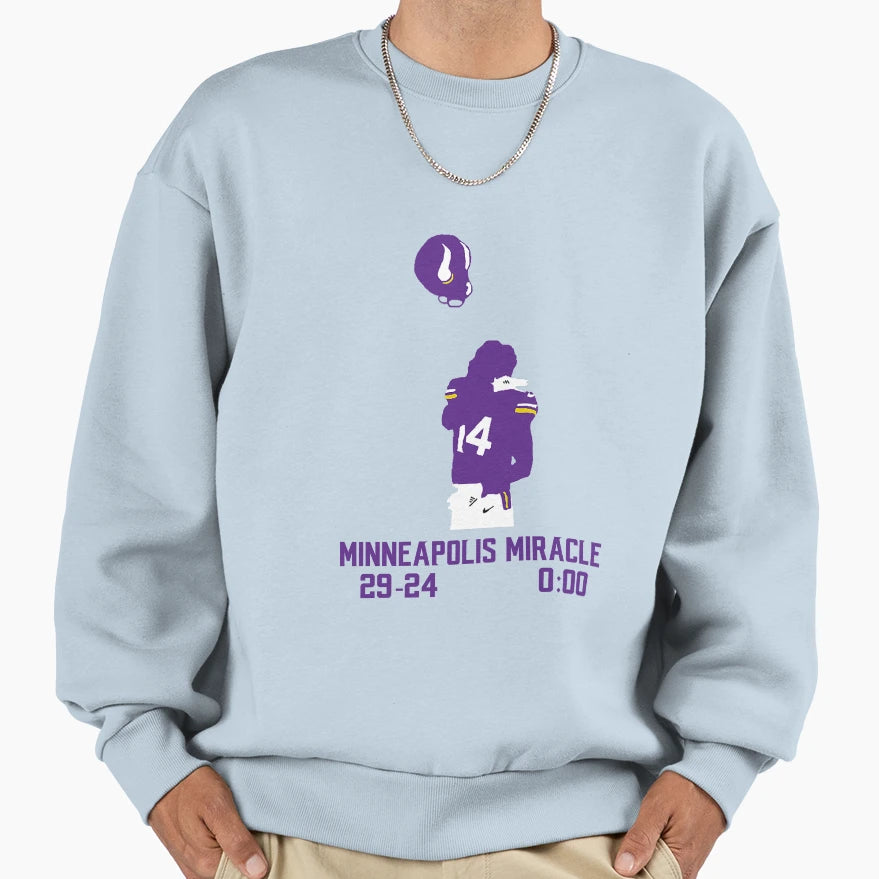 Minneapolis Miracle Sweatshirt - Custom Art Print for Adults - T-Shirt, Sweatshirt, Hoodie