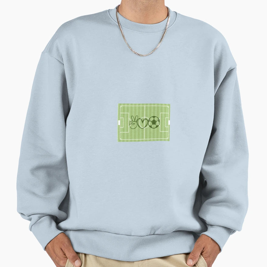 Soccer Love Sweatshirt - Minimalist Print Unisex - T-Shirt, Sweatshirt, Hoodie