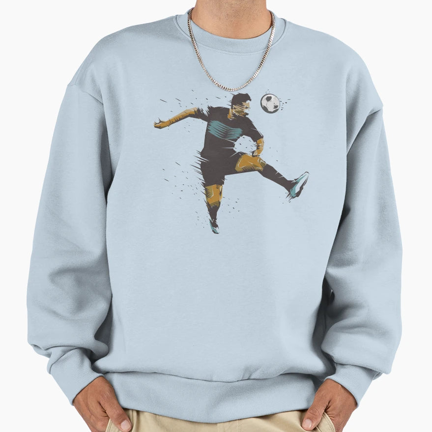 Soccer Player Sweatshirt - Streetwear Style Men Women - T-Shirt, Sweatshirt, Hoodie