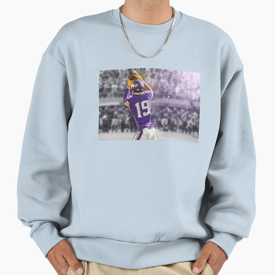 Adam Thielen Minnesota Vikings Sweatshirt - Aesthetic Graphic for Adults - T-Shirt, Sweatshirt, Hoodie