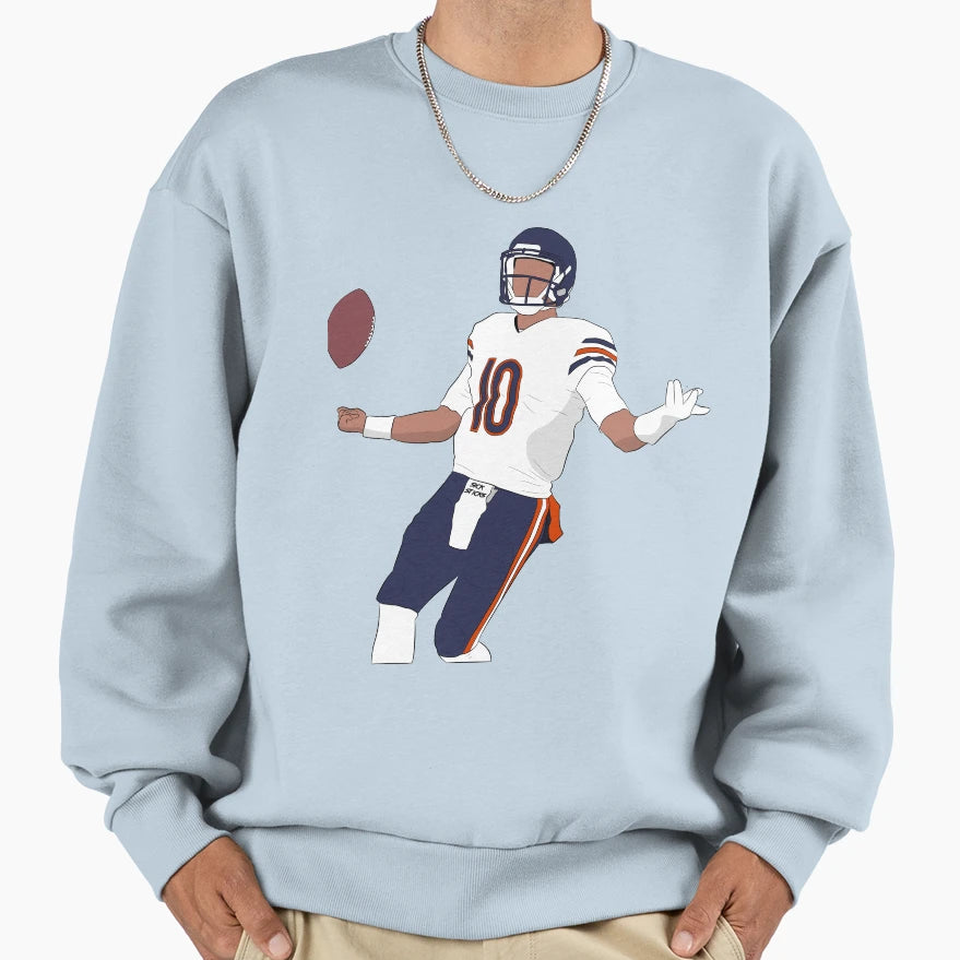 Mitch Trubisky Sweatshirt - Streetwear Style for Adults - T-Shirt, Sweatshirt, Hoodie