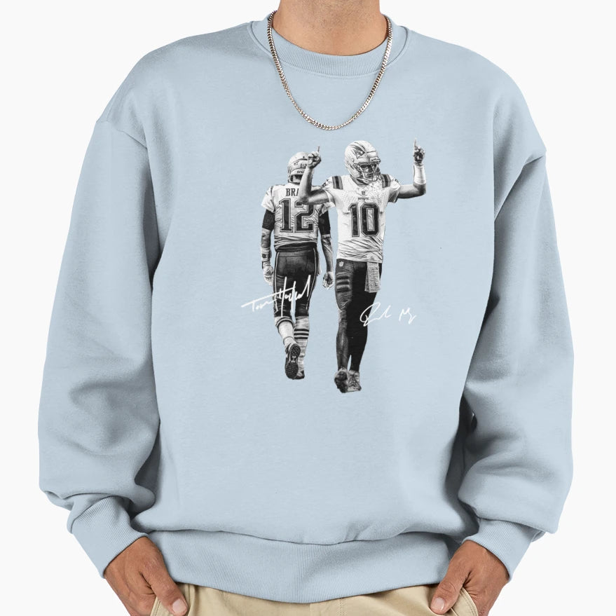 Drake Maye Signature Sweatshirt - Trendy Graphic Men Women - T-Shirt, Sweatshirt, Hoodie
