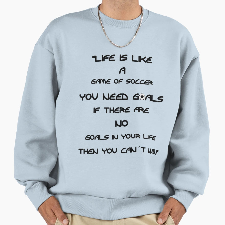 Football Wisdom Sweatshirt - Graphic Print for Adults - T-Shirt, Sweatshirt, Hoodie