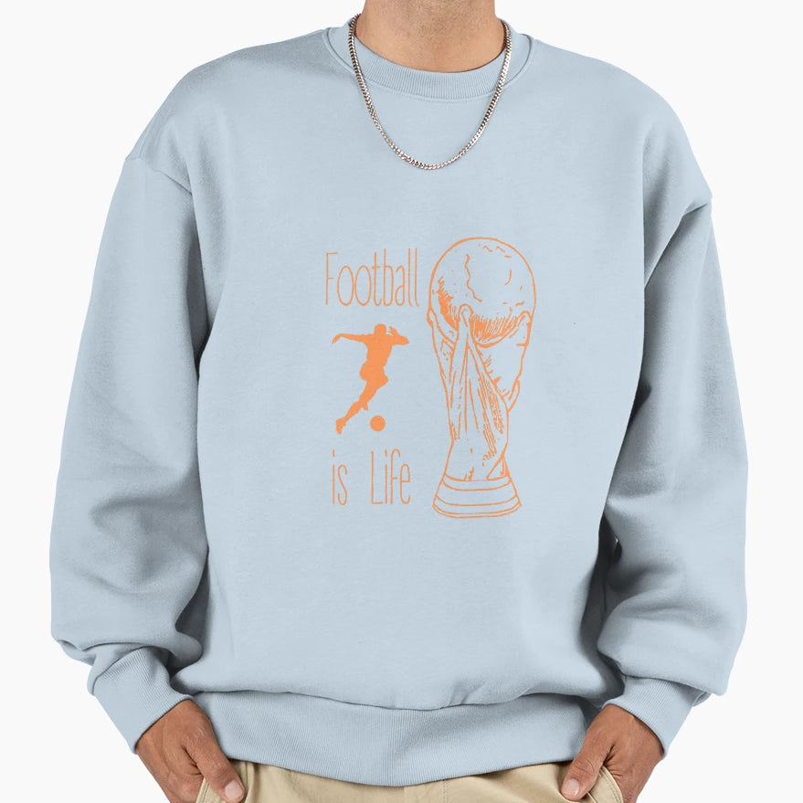 Football Is Life T-Shirt - Aesthetic Graphic Men Women - T-Shirt, Sweatshirt, Hoodie