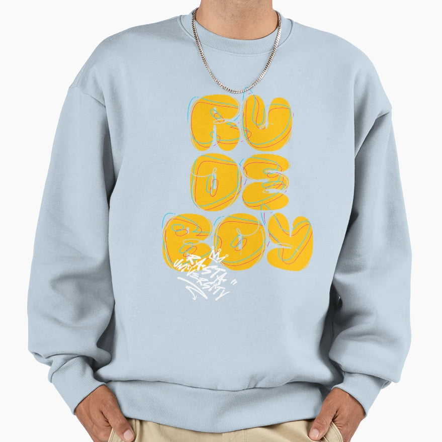 Rasta University Rude Graffiti Sweatshirt - Fun Novelty Design Unisex - T-Shirt, Sweatshirt, Hoodie