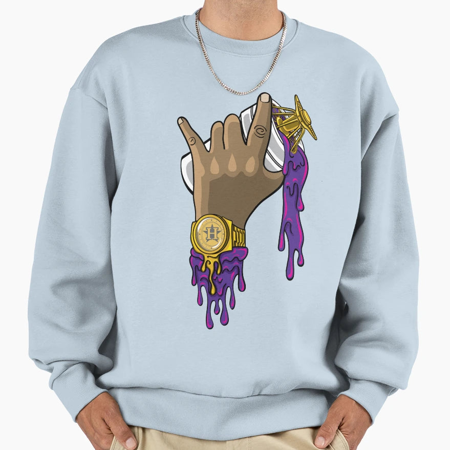 H Town Spill Sweatshirt - Novelty Apparel Unisex - T-Shirt, Sweatshirt, Hoodie