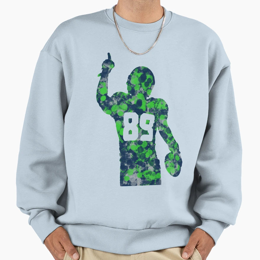 Splatter Baldwin Sweatshirt - Trendy Graphic Men Women - T-Shirt, Sweatshirt, Hoodie